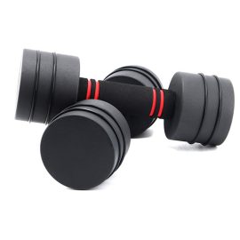 Frosted Black Paint Adjustable Dumbbell Set