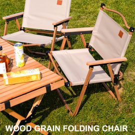 Camping Wood Grain Chair