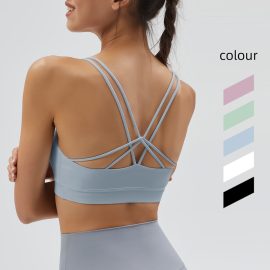 Thin Ribbon Cross Sport Bra